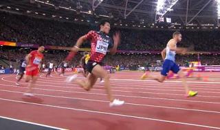 2004年奥运会100米跑,决赛成绩单